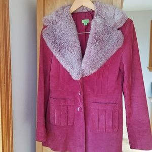 John Carlisle Essentials suede coat M